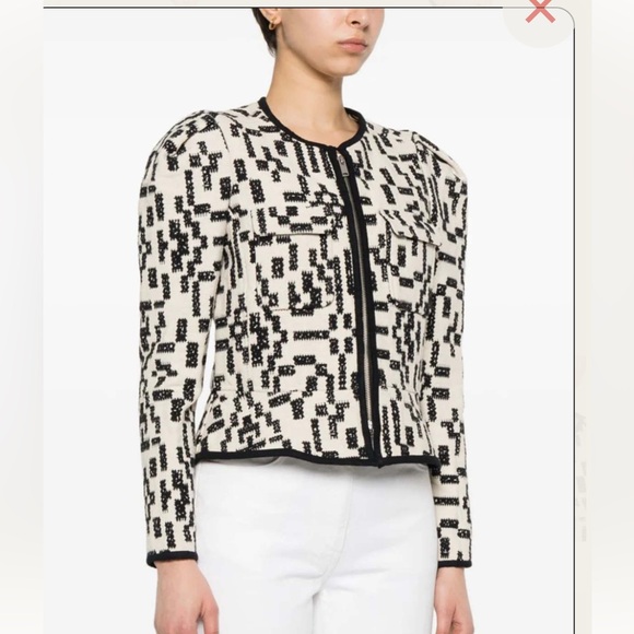 Isabel Marant Black and White Blazer sz 36 or small - Picture 1 of 6